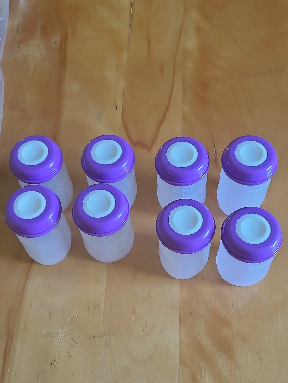 8 Maymom Bottles 5 Oz/ 160 ML With Lids